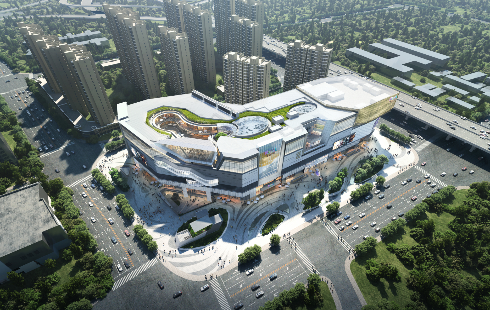 Chapman Taylor Nature-inspired shopping malls in China, shopping mall 