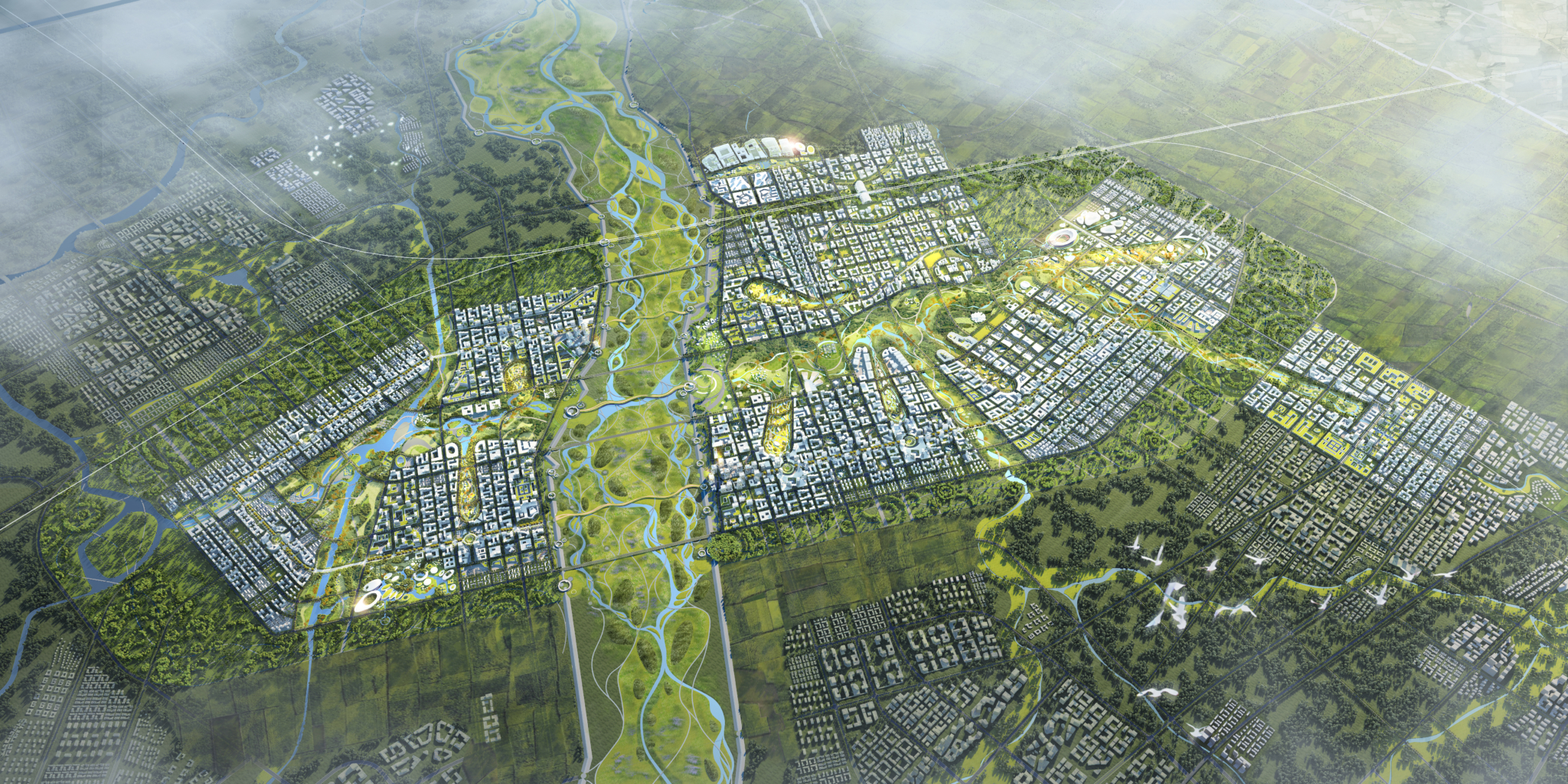 Chapman Taylor | Xiong'an New Area Urban Masterplan