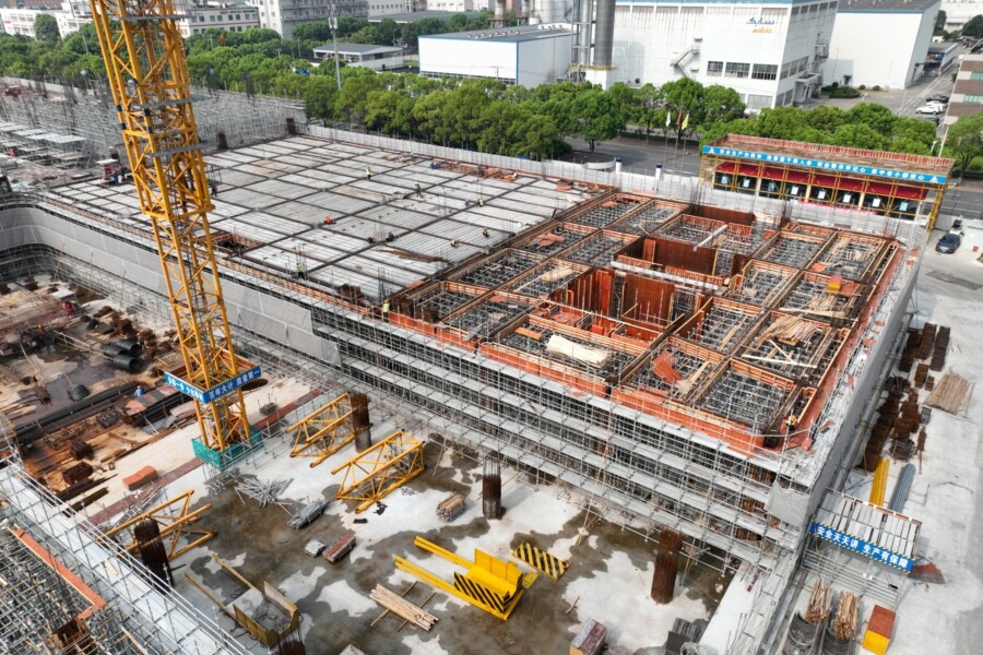 Healthcare Research Campus In Shanghai’s Waigaoqiao Free Trade Area Designed By Chapman Taylor Under Construction 3